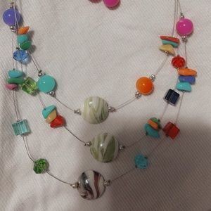 Necklace and earrings set